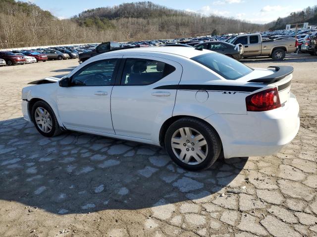 1C3CDZAB9EN150936 - 2014 DODGE AVENGER SE WHITE photo 2