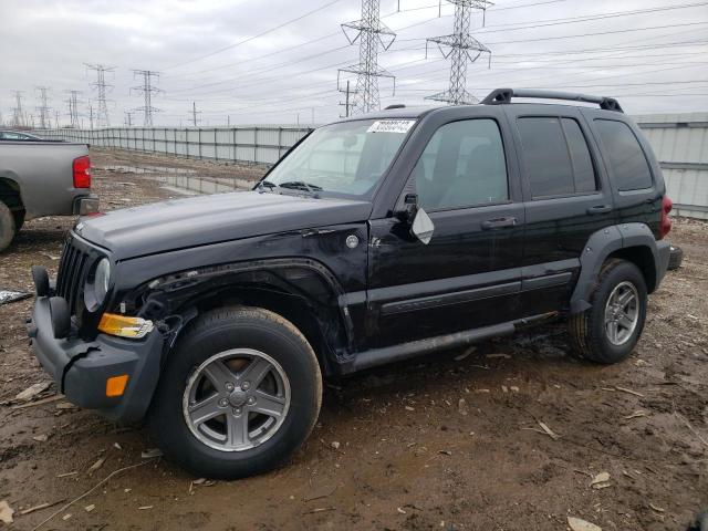 1J4GL38K65W559760 - 2005 JEEP LIBERTY RENEGADE BLACK photo 1