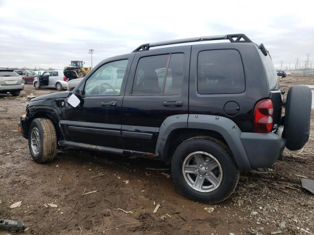 1J4GL38K65W559760 - 2005 JEEP LIBERTY RENEGADE BLACK photo 2