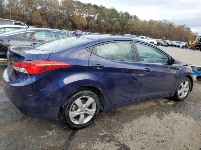 5NPDH4AE1DH406051 - 2013 HYUNDAI ELANTRA GLS BLUE photo 3