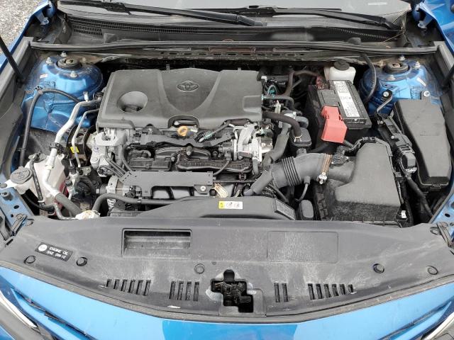 4T1B11HK3KU251068 - 2019 TOYOTA CAMRY L BLUE photo 11