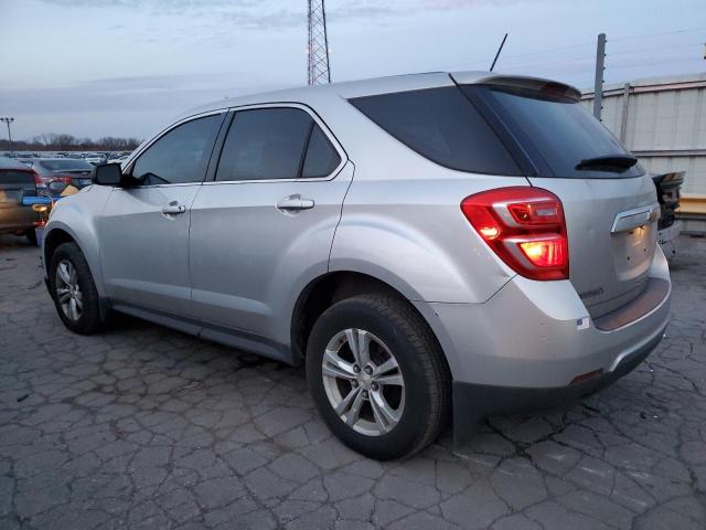 2GNALBEK8H1501551 - 2017 CHEVROLET EQUINOX LS SILVER photo 2