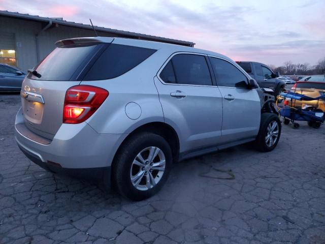 2GNALBEK8H1501551 - 2017 CHEVROLET EQUINOX LS SILVER photo 3