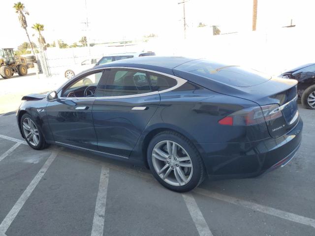 5YJSA1H18EFP33687 - 2014 TESLA MODEL S BLACK photo 2