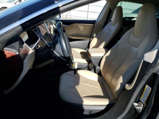 5YJSA1H18EFP33687 - 2014 TESLA MODEL S BLACK photo 7