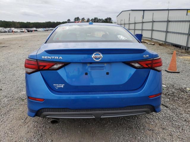 3N1AB8DV2NY230318 - 2022 NISSAN SENTRA SR BLUE photo 6