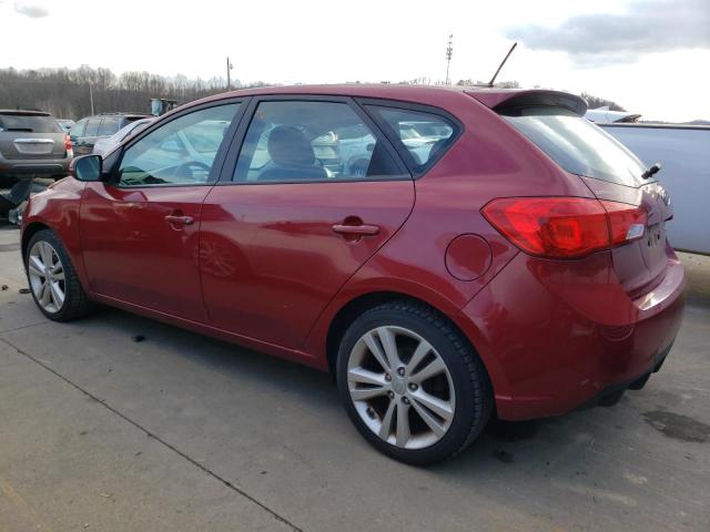 KNAFW5A31B5453206 - 2011 KIA FORTE SX RED photo 2