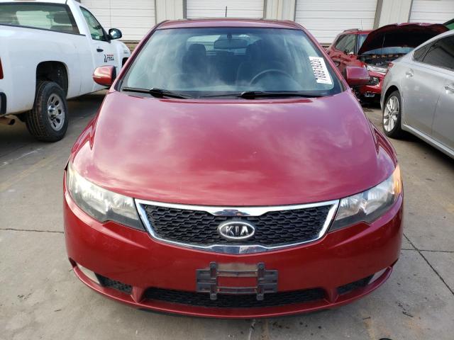 KNAFW5A31B5453206 - 2011 KIA FORTE SX RED photo 5