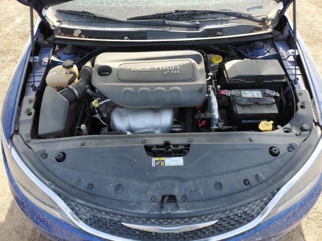 1C3CCCAB3FN587736 - 2015 CHRYSLER 200 LIMITED BLUE photo 11