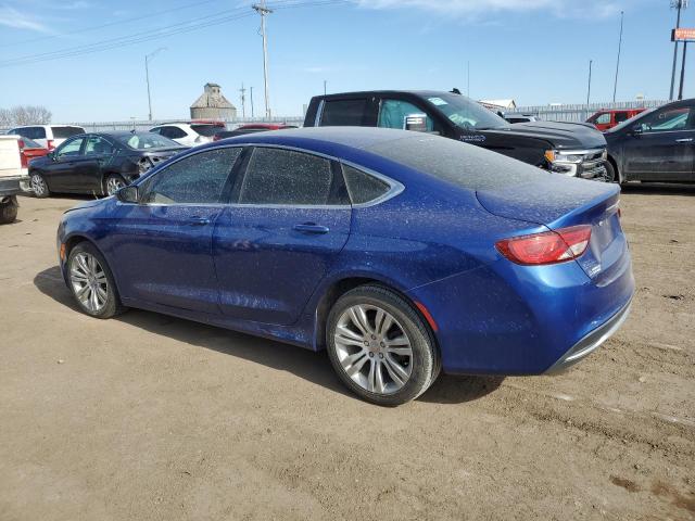 1C3CCCAB3FN587736 - 2015 CHRYSLER 200 LIMITED BLUE photo 2