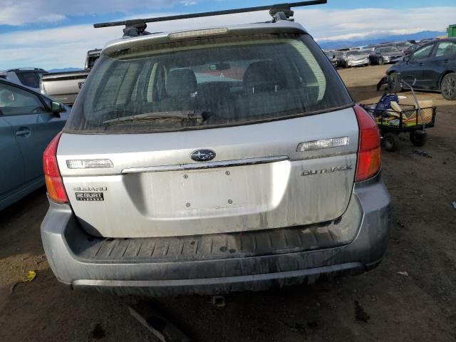 4S4BP61C976315964 - 2007 SUBARU LEGACY OUTBACK 2.5I SILVER photo 6