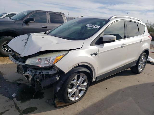 1FMCU0J9XFUB93141 - 2015 FORD ESCAPE TITANIUM WHITE photo 1