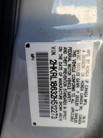 2HKRL18632H512273 - 2002 HONDA ODYSSEY EX SILVER photo 13