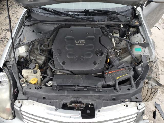 JNKCV51E34M619825 - 2004 INFINITI G35 GRAY photo 11