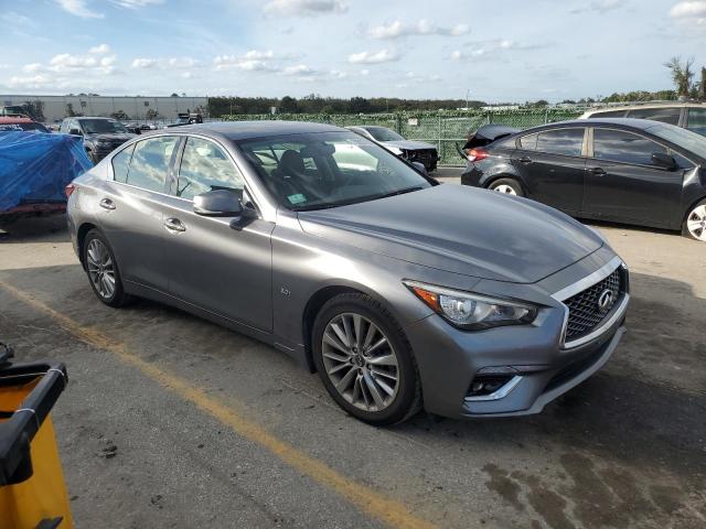 JN1EV7AR0JM443307 - 2018 INFINITI Q50 LUXE GRAY photo 4