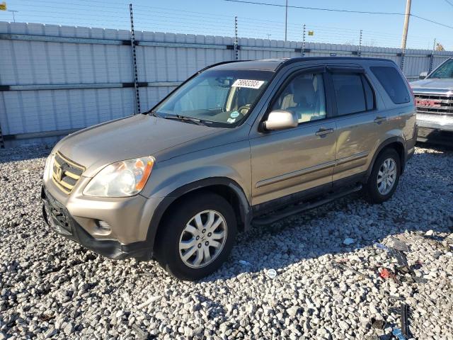 JHLRD78986C039419 - 2006 HONDA CR-V SE GOLD photo 1