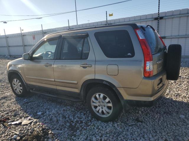 JHLRD78986C039419 - 2006 HONDA CR-V SE GOLD photo 2