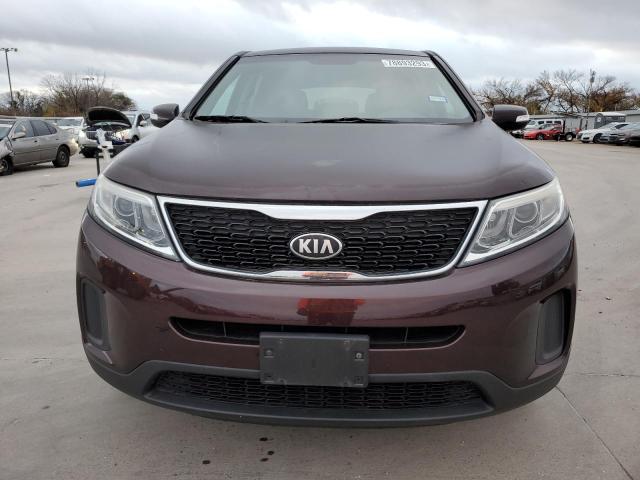 5XYKT3A6XEG487522 - 2014 KIA SORENTO LX MAROON photo 5