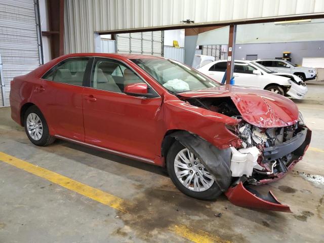 4T1BF1FK9DU724575 - 2013 TOYOTA CAMRY L RED photo 4