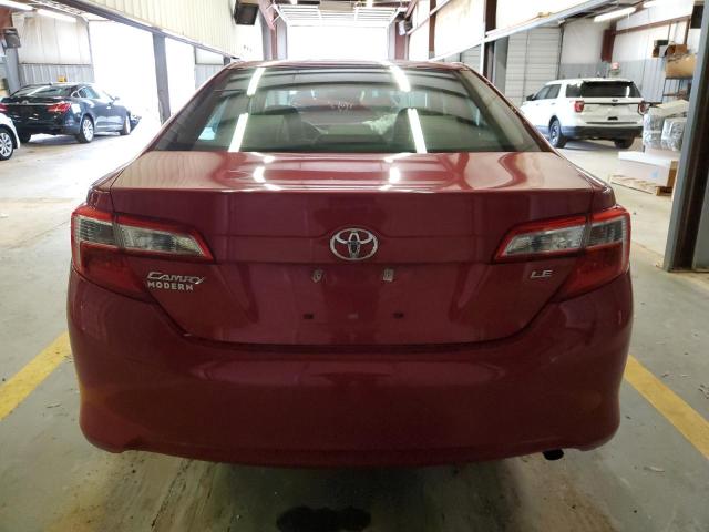 4T1BF1FK9DU724575 - 2013 TOYOTA CAMRY L RED photo 6