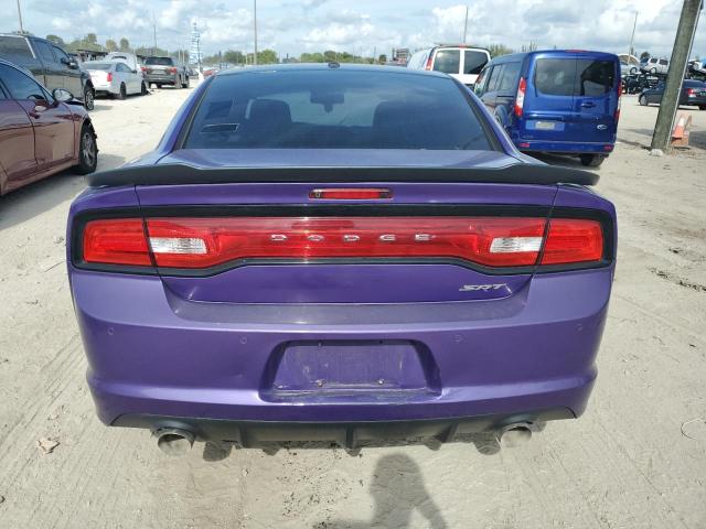 2C3CDXEJ6DH740847 - 2013 DODGE CHARGER SRT-8 PURPLE photo 6