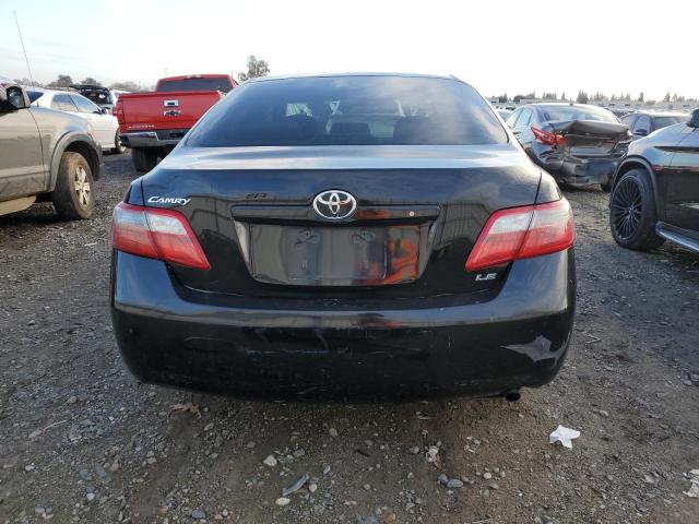 4T1BE46K27U515915 - 2007 TOYOTA CAMRY CE BLACK photo 6