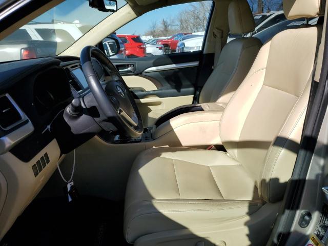 5TDJKRFH5FS143886 - 2015 TOYOTA HIGHLANDER XLE GOLD photo 7