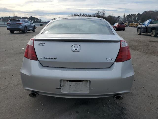 1HGCS22808A010105 - 2008 HONDA ACCORD EXL SILVER photo 6