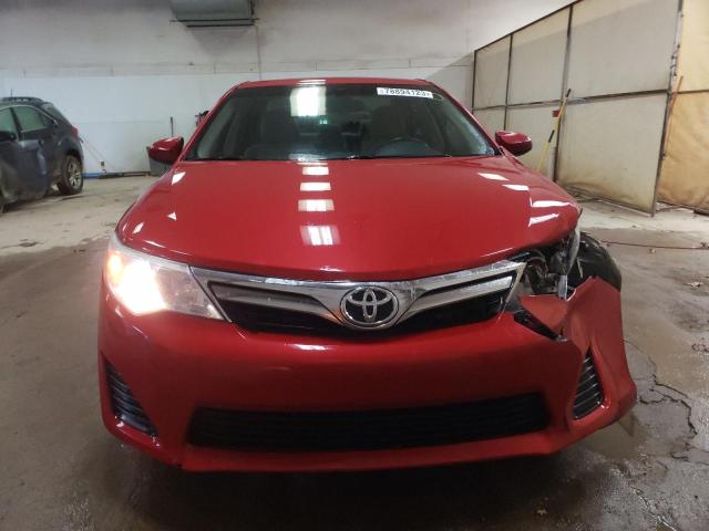 4T4BF1FK3DR310102 - 2013 TOYOTA CAMRY L RED photo 5