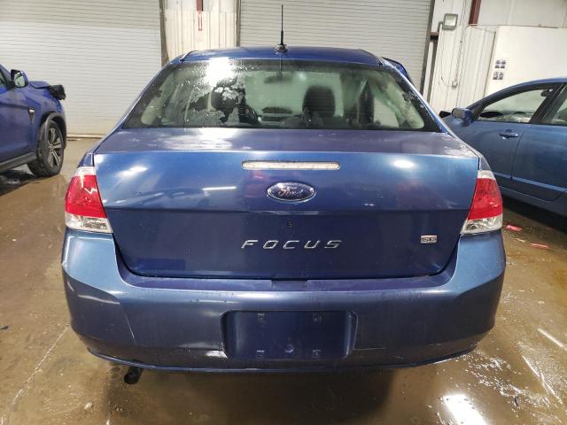 1FAHP35NX8W265401 - 2008 FORD FOCUS SE BLUE photo 6