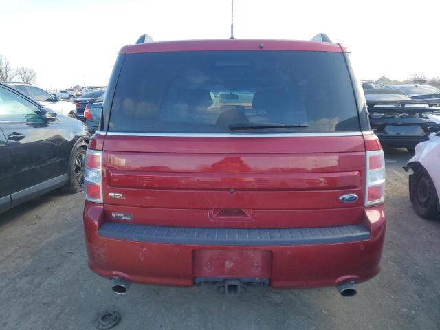 2FMGK5C80GBA19286 - 2016 FORD FLEX SEL RED photo 6