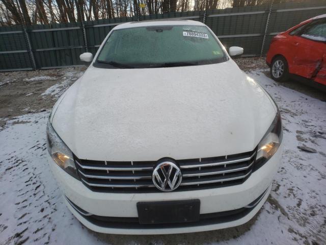 1VWBN7A39DC041675 - 2013 VOLKSWAGEN PASSAT SE WHITE photo 5