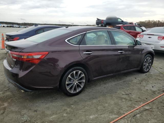 4T1BK1EBXGU215354 - 2016 TOYOTA AVALON XLE BURGUNDY photo 3