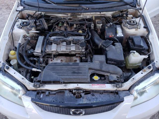 JM1BJ245121514282 - 2002 MAZDA PROTEGE PR5 WHITE photo 11