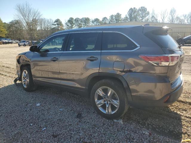 5TDKKRFH7GS144074 - 2016 TOYOTA HIGHLANDER XLE CHARCOAL photo 2