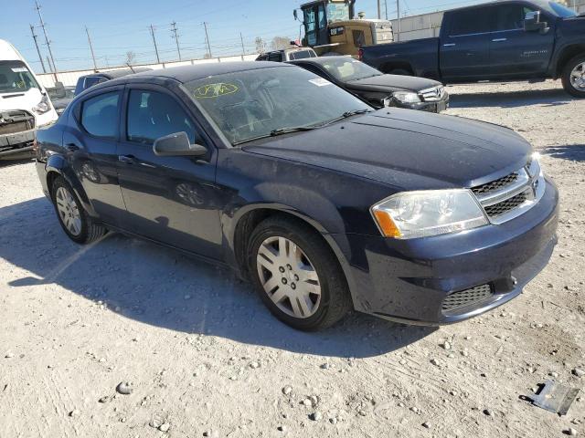 1C3CDZAB7EN137036 - 2014 DODGE AVENGER SE BLUE photo 4