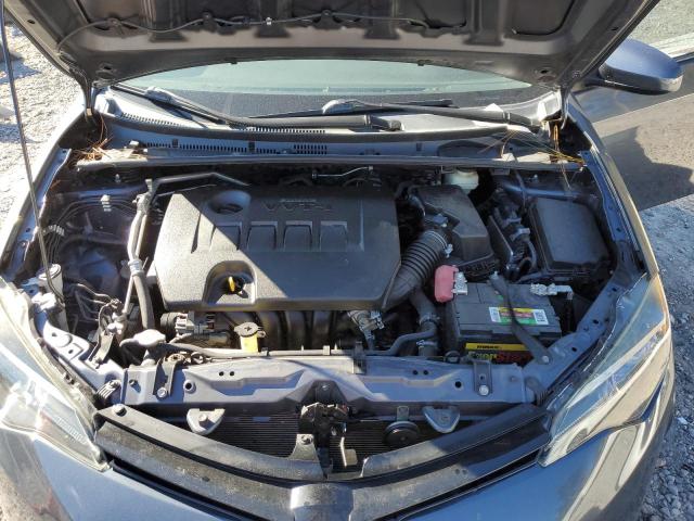 5YFBURHE5HP698432 - 2017 TOYOTA COROLLA L GRAY photo 11