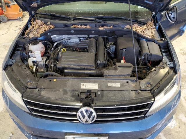 3VWD67AJ1GM376730 - 2016 VOLKSWAGEN JETTA SE BLUE photo 11