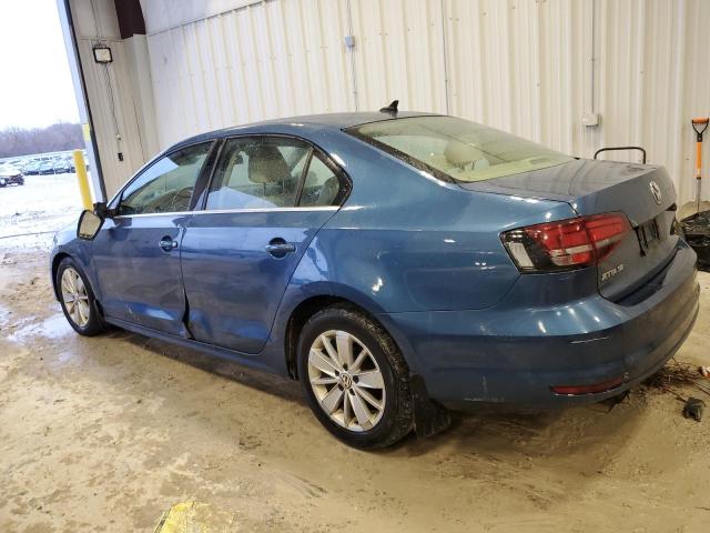 3VWD67AJ1GM376730 - 2016 VOLKSWAGEN JETTA SE BLUE photo 2