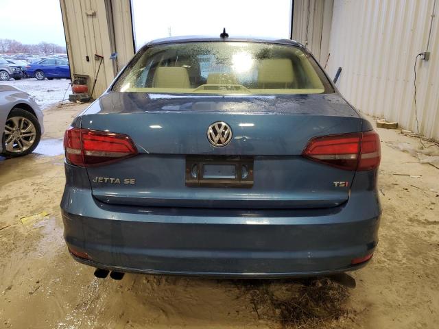 3VWD67AJ1GM376730 - 2016 VOLKSWAGEN JETTA SE BLUE photo 6