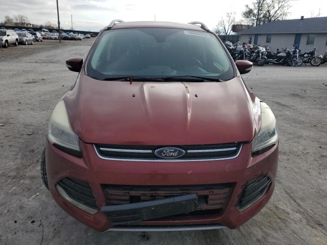 1FMCU0JXXEUD22315 - 2014 FORD ESCAPE TITANIUM RED photo 5