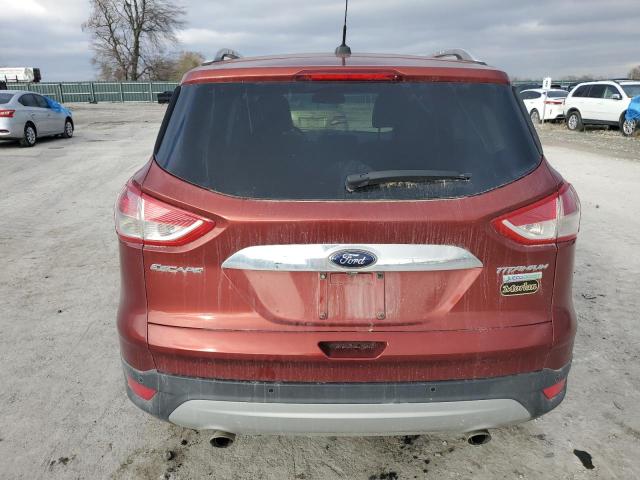 1FMCU0JXXEUD22315 - 2014 FORD ESCAPE TITANIUM RED photo 6