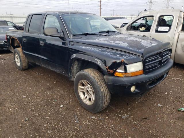 1D7HG38N23S329099 - 2003 DODGE DAKOTA QUAD SPORT BLACK photo 4