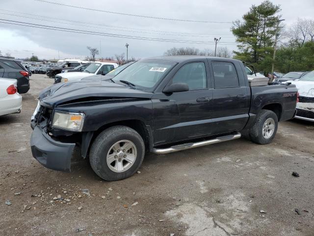 1D7HE38K08S525481 - 2008 DODGE DAKOTA SXT BLACK photo 1