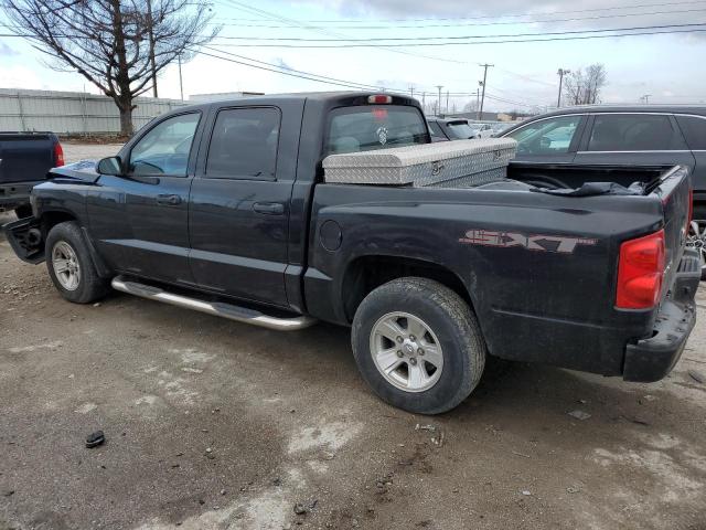 1D7HE38K08S525481 - 2008 DODGE DAKOTA SXT BLACK photo 2