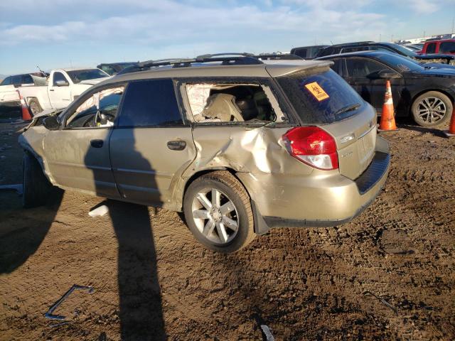 4S4BP61C697310542 - 2009 SUBARU OUTBACK 2.5I GOLD photo 2