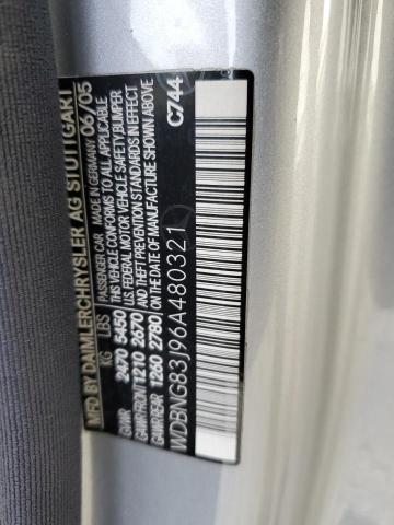 WDBNG83J96A480321 - 2006 MERCEDES-BENZ S 430 4MATIC SILVER photo 12