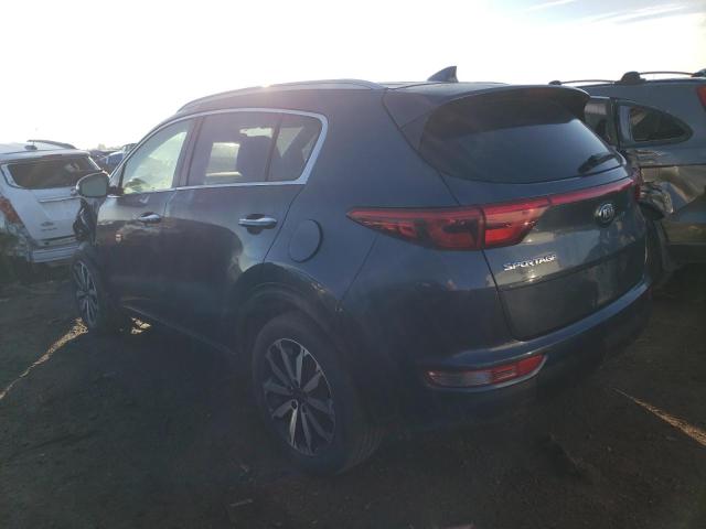 KNDPNCAC2J7437100 - 2018 KIA SPORTAGE EX BLUE photo 2