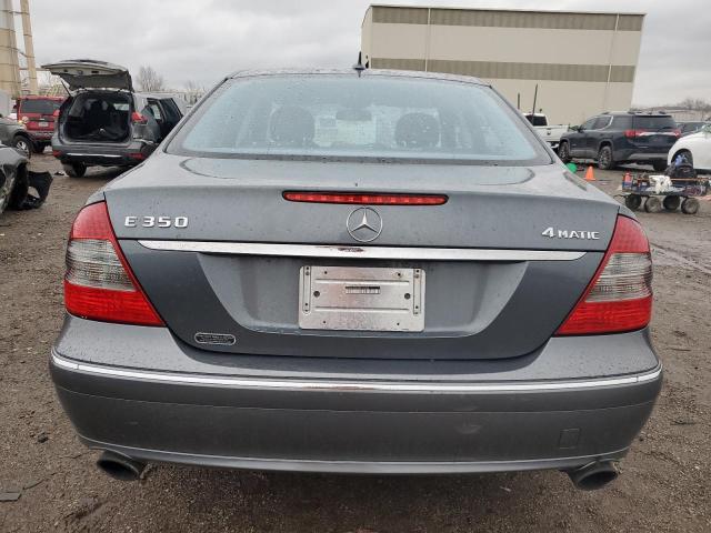 WDBUF87X07B171622 - 2007 MERCEDES-BENZ E 350 4MATIC GRAY photo 6