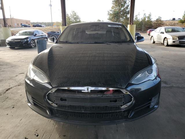 5YJSA1AG1DFP11107 - 2013 TESLA MODEL S BLACK photo 5